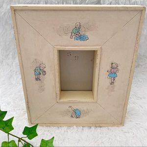 Vintage Deep Box Frame Children Playing Themed Standing Frame